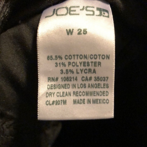 Joes Jeans Black Ripped Knees - Picture 3 of 3